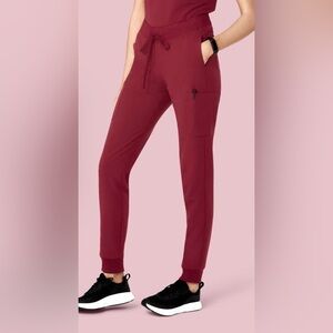 Mandala Women's Burgundy Jogger Pants Garnet